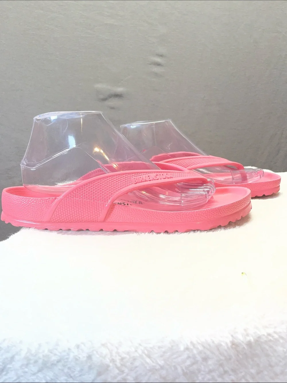 Birkenstock Women's Coral Pink EVA Thong Sandals